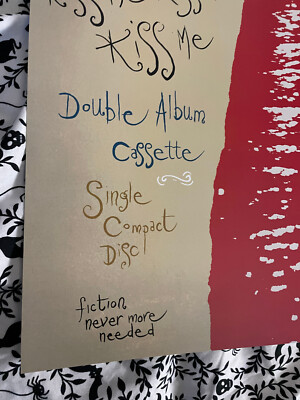 The Cure - Kiss Me Kiss Me Kiss Me - 11x17 Poster Print | eBay