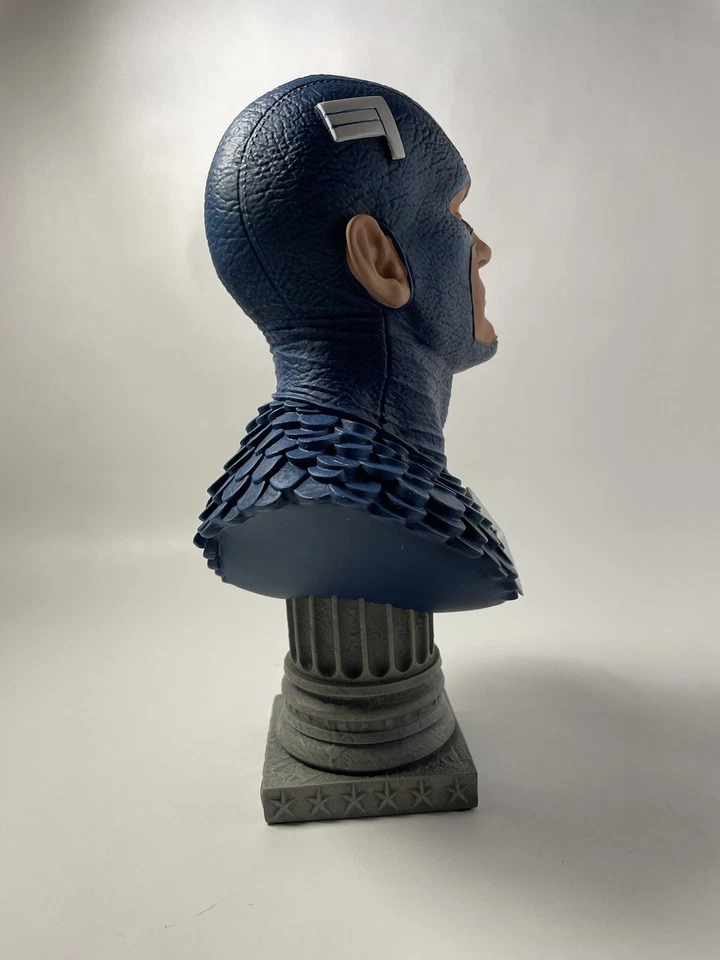 Busto de resina Capitán América escala 1/2 edición limitada Foto 3 de 4