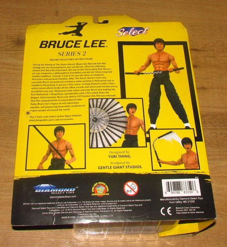 Diamond Select Toys Bruce Lee Shirtless 7" Deluxe Collector's Action Figure - Picture 9 of 9