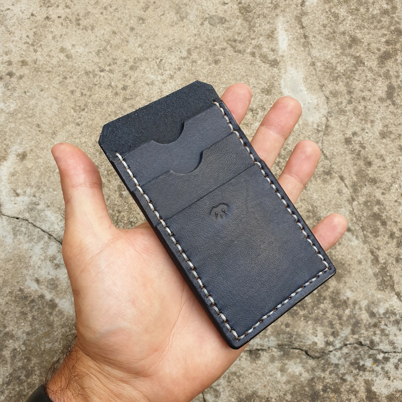 Slim Leather Card Holder for Men and Women-image