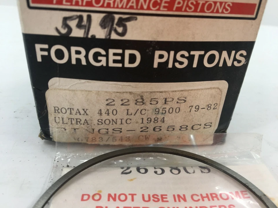 MOTO-SKI ULTRA SONIC 440L/C 9500 MARCA WISECO CONJUNTO DE PISTÓN DIÁMETRO ESTÁNDAR Foto 3 de 4