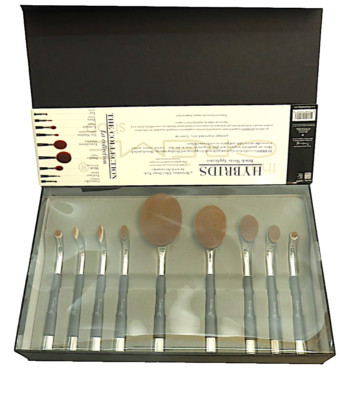 The Creme Shop Hybrids Brush Meets Applicator 9 Piece Brush Set Limited Edition