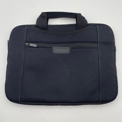 Targus Computer Laptop Bag Case AC0063 TSS932-70 Black Zip Closure 4 Pockets
