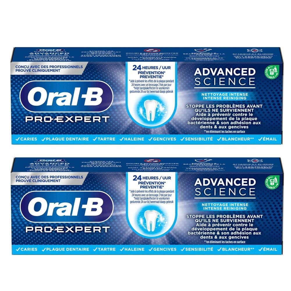 Oral-B Pro Expert - Confezione di protezione da 24 ore, 2 x 75 ml (W3F)