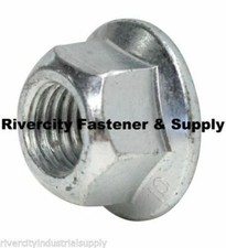 (25) M12-1.75 Flange All Metal Lock Nut M12x1.75 Nuts 12mm x 1.75 DIN 6927