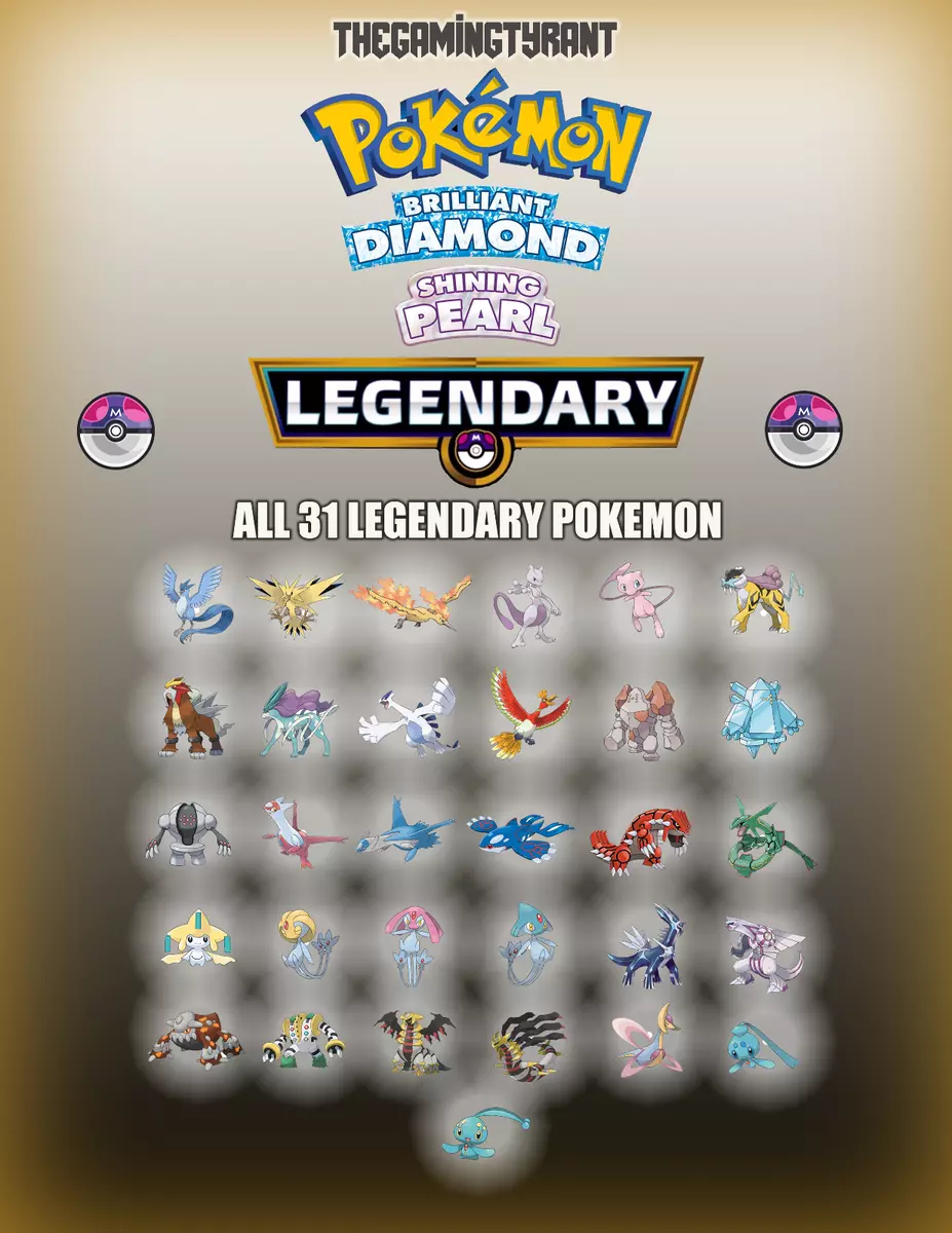 All Legendary Pokémon Locations in Brilliant Diamond & Shining Pearl (Guide  & Walkthrough) 