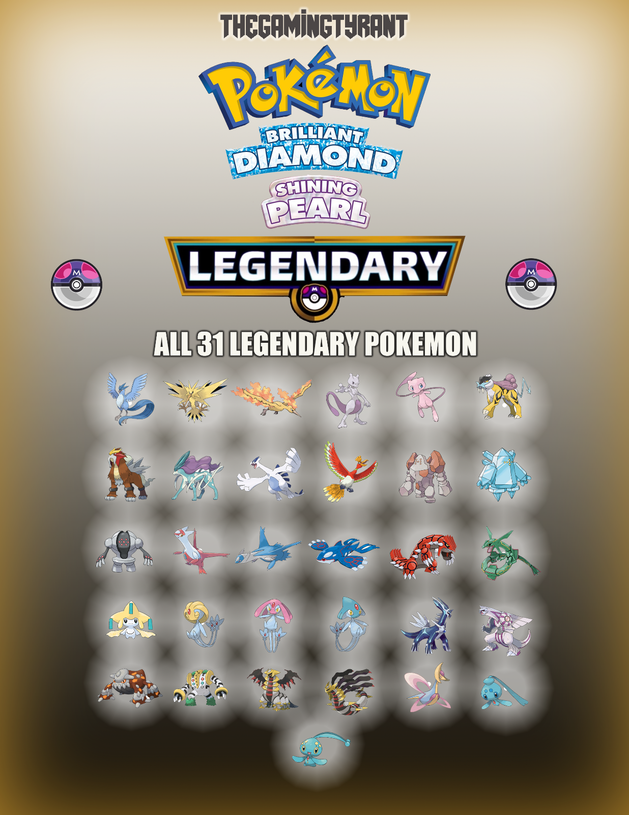 Legendary Pokémon Locations: Brilliant Diamond Shining Pearl