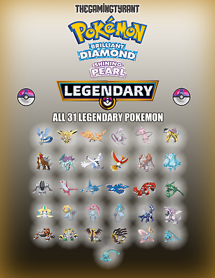 Pokémon Brilliant Diamond, Shining Pearl e Legends pesarão juntos 33GB