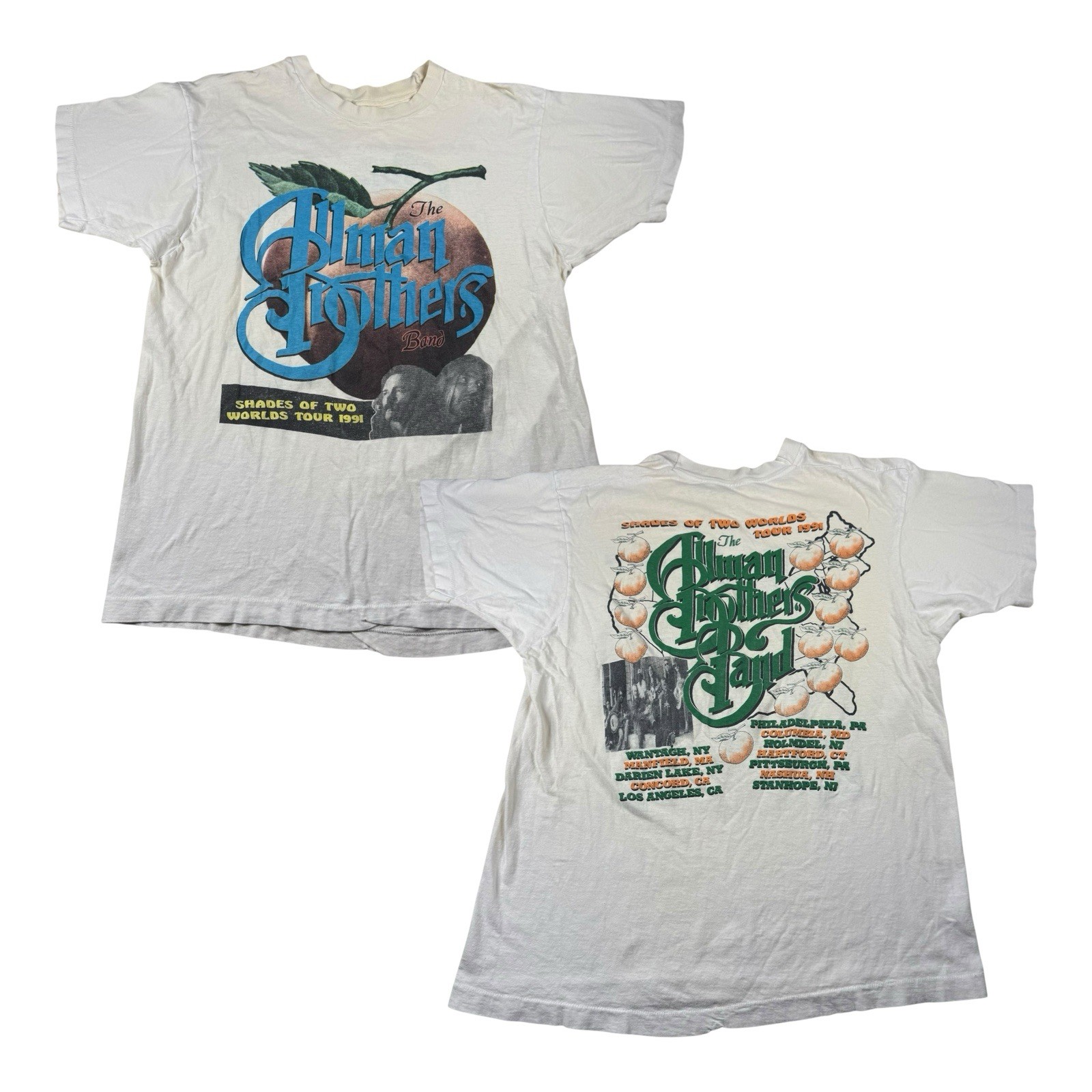 Allman Brothers Shades Of Two Worlds 1990s vintage concert t-shirt, vintage, single stitch, B+ condition