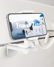 MiiKARE Travel Essentials Airplane Phone Holder, Universal Handsfree Phone Mount