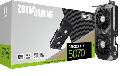 Grafikkarte Zotac Gaming GeForce RTX 5070 Twin Edge - 12GB GDDR7, HDMI, 3x DP