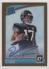 2018 Donruss Optic Rated Rookie Bronze Prizm Auto DJ Chark Jr #165 Auto 03xg