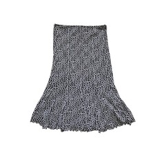 Vintage Y2K Polka Dot Midi Skirt Fairy Flared Hem L