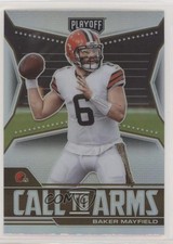 2021 Panini Playoff Call to Arms Silver Prizm Baker Mayfield #CA-BMA 0lt3