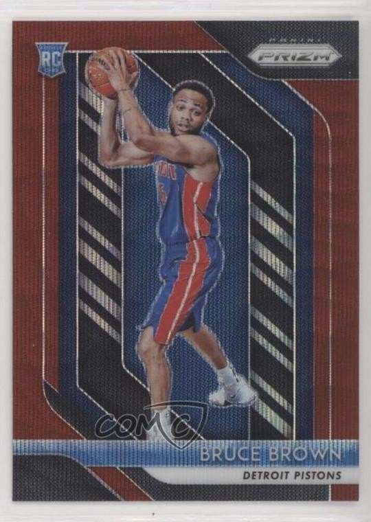2018-19 Panini Prizm Ruby Wave Prizm Bruce Brown #132 0g46