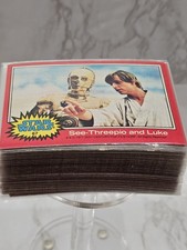 1977 Star Wars Series 2 Red 66 Card COMPLETE Set Topps Higher Grade Read Vader
