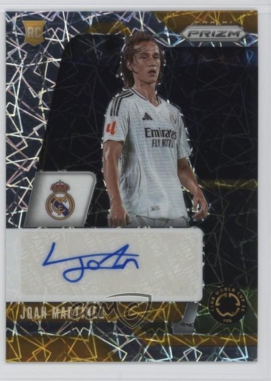 2025 Panini Prizm FIFA Club World Cup Velocity Joan Martinez Rookie Auto RC 04uh
