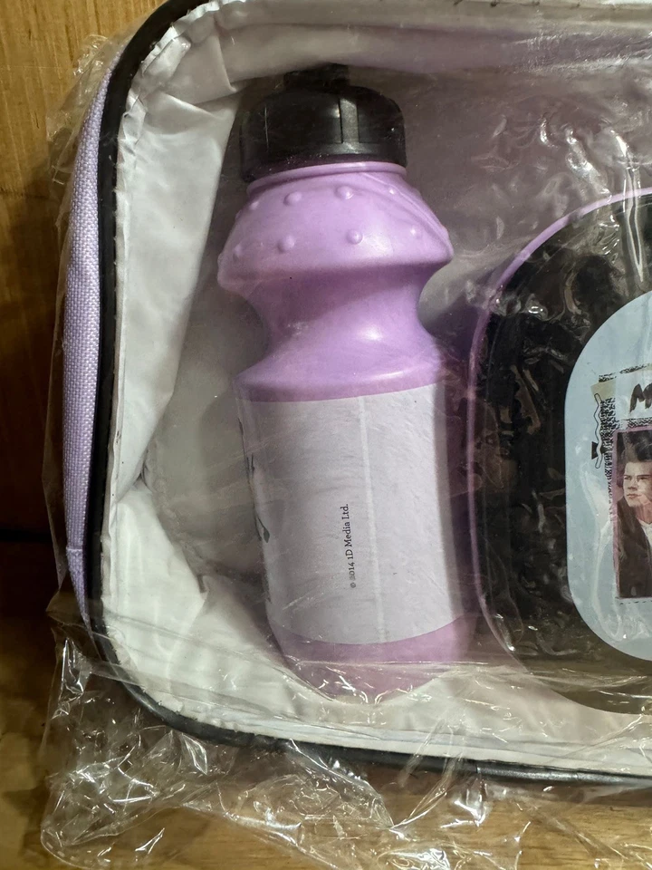 Pink One Direction Lunch Box With Water Bottle, See Through And Brand New - Image 2 of 4