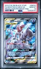 2019 POKEMON SM BLACK STAR PROMO #SM191 FULL ART/MEWTWO & MEW GX PSA 10