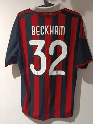 Maillot Maglia Caliseta Jersey Home adidas Beckham Milan AC 2009 M - Photo 1/4