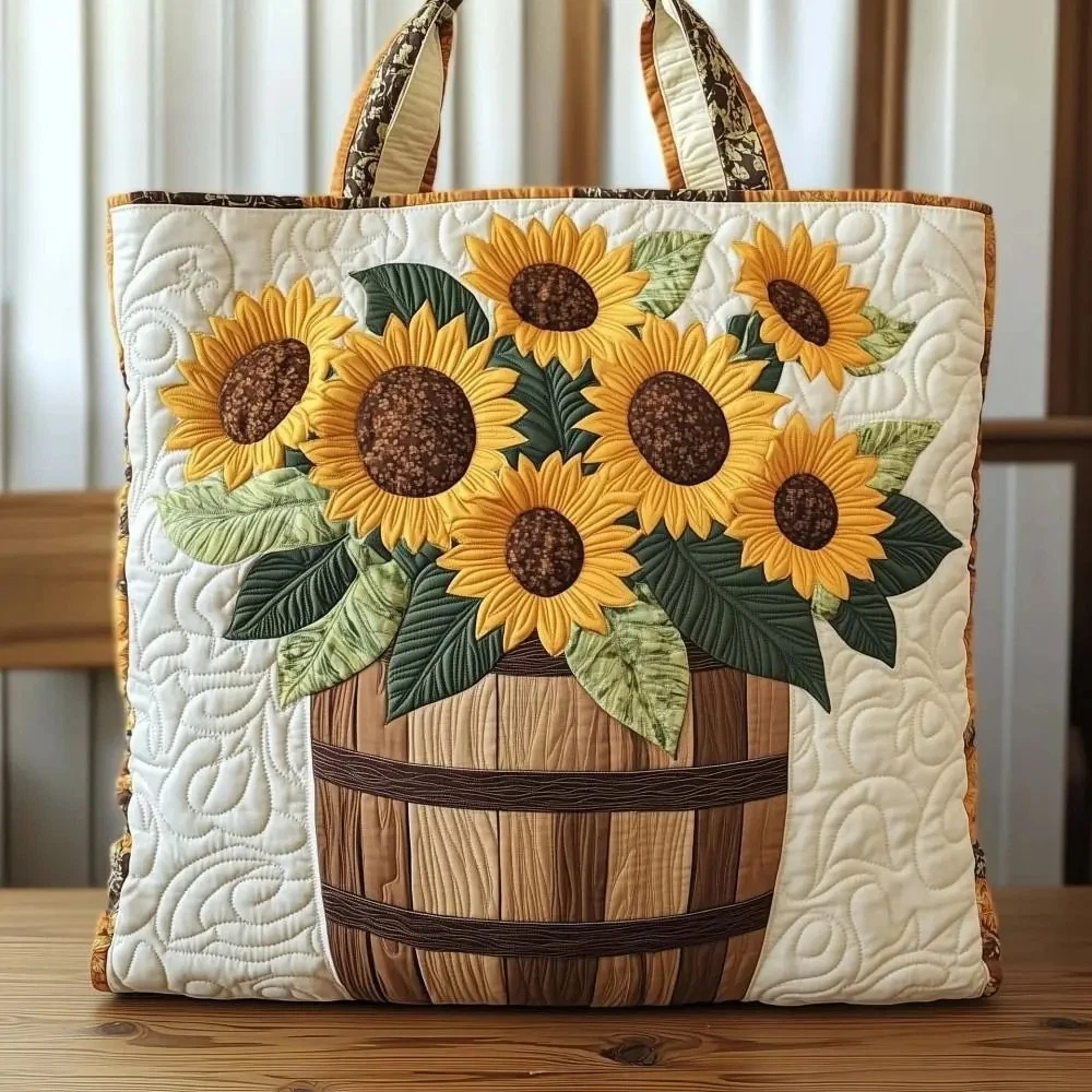 Quilted Shoulder Tote Bag
