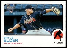 2022 Topps Heritage High Number Bryce Elder Rookie Atlanta Braves #591
