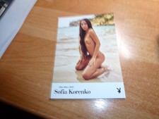 Erotyczna karta z autografem Sofia Korenko (Playboy Playmate marzec 2026)