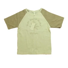 Rylee + Cru Raglan Tee Sun Sand Surf Shirt Kids Size 6-7 Years