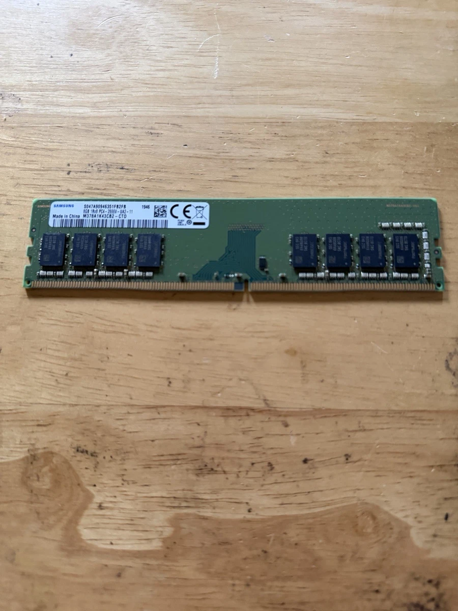 Samsung PC4-21300 (DDR4-2666) Bus Speed Computer RAM 8 GB Capacity