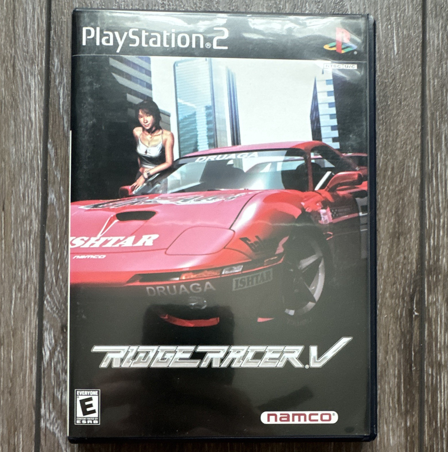 Namco Ridge Racer V (Sony PlayStation 2, 2000) E NTSC-U/C Manual Multiplayer