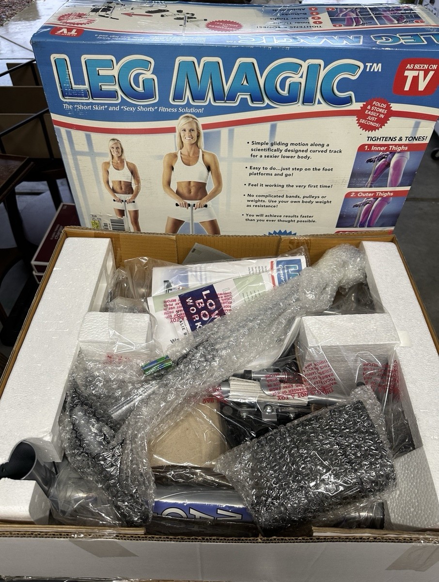 スポーツ LEGMAGIC Fitness Quest Leg Magic X Thigh Trainer Exercise Equipment Machine
