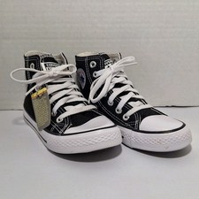 Converse All Star Black High Tops Unisex Kids Size 13 See Tag Skater Classic