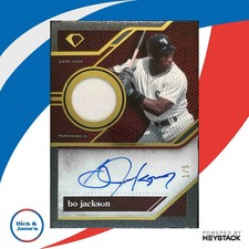 2024 Topps Diamond Icons Bo Jackson Auto Relics Red 1/5 Chicago White Sox