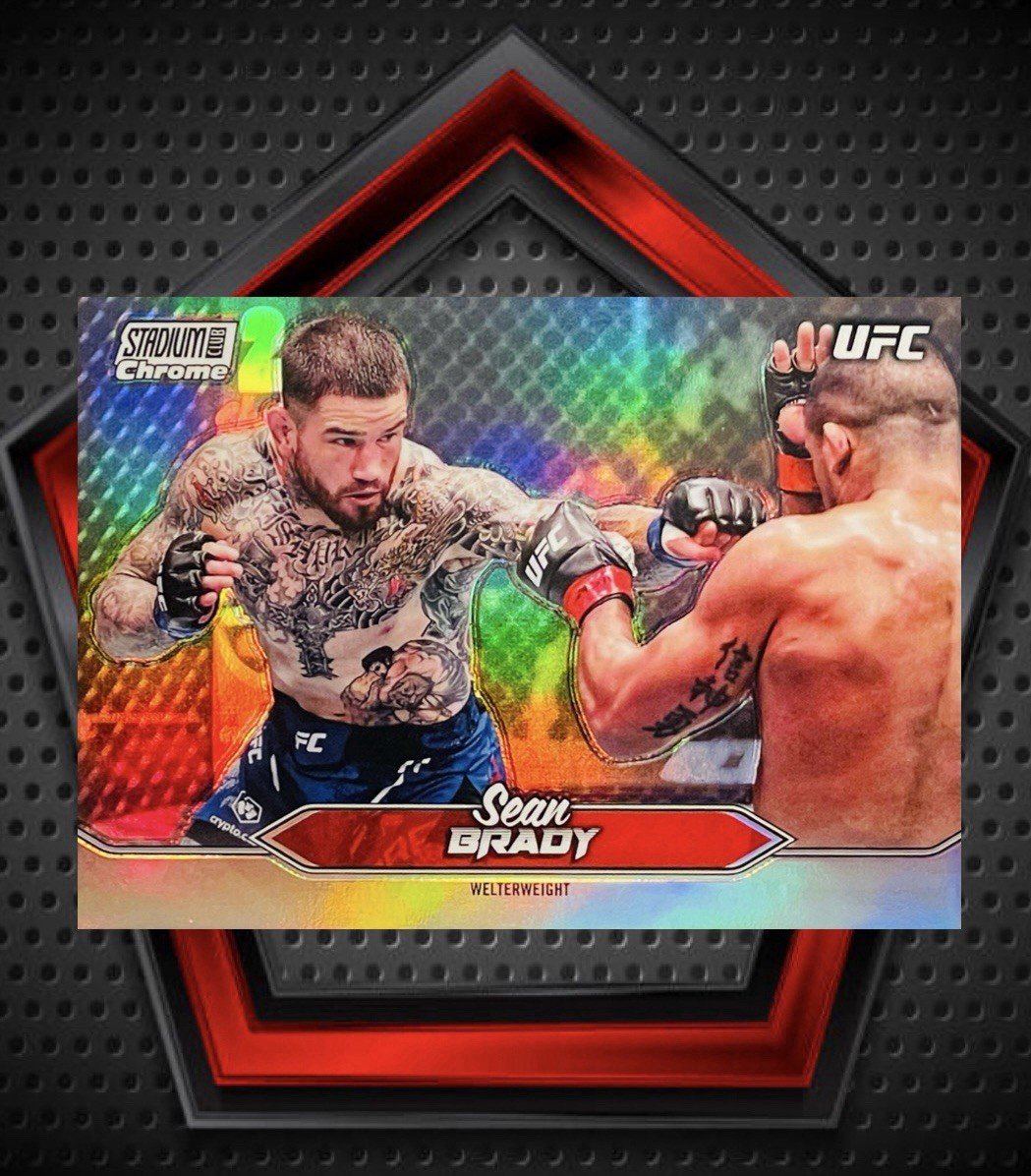 ufc sean brady 激レアカード Sean Brady *Refractor* 2025 Topps Stadium Club UFC Chrome #C-129