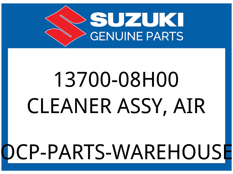 Suzuki OEM Part 13700-08H00 CLEANER ASSY,AIR