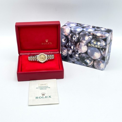 Rolex Datejust 26mm 69173 Jubilee Diamond Dial Diamond Bezel Two Tone Papers - Bild 10 von 13