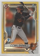 2021 Bowman Draft 1st Edition Gold Foil 1/50 Reed Trimble #BD-144 0u17