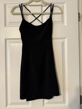 Tobi Women's Strappy Back Lined LBD Little Black Dress - Size XS - NWT