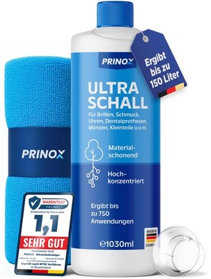 Ultraschallreiniger Konzentrat 1030ml Extrem ergiebig Für Brille Schmuck Gebiss