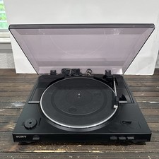 Sony PS-LX300USB Stereo Turntable System USB Record Player Black