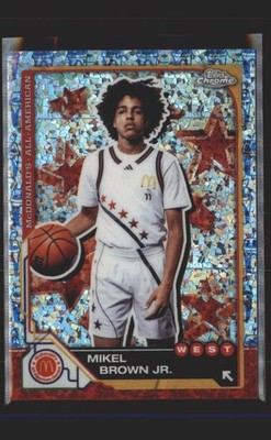 2025 Topps Chrome McDonald's #9 Mikel Brown Jr McFlurry Refractor - ( 140 )