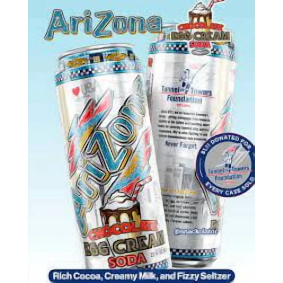 Arizona Egg Cream Chocolate Soda 22oz - Paquete de 6 Clásico Estilo Nueva York Foto 3 de 4