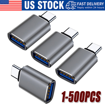 USB-C 3.1 Male to USB A Female Adapter Converter OTG Type C Android Phone Lot