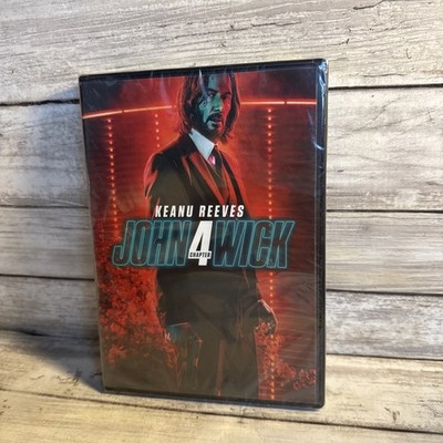 New! John Wick Chapter 4 (DVD 2023) Sealed Keanu Reeves Special Features