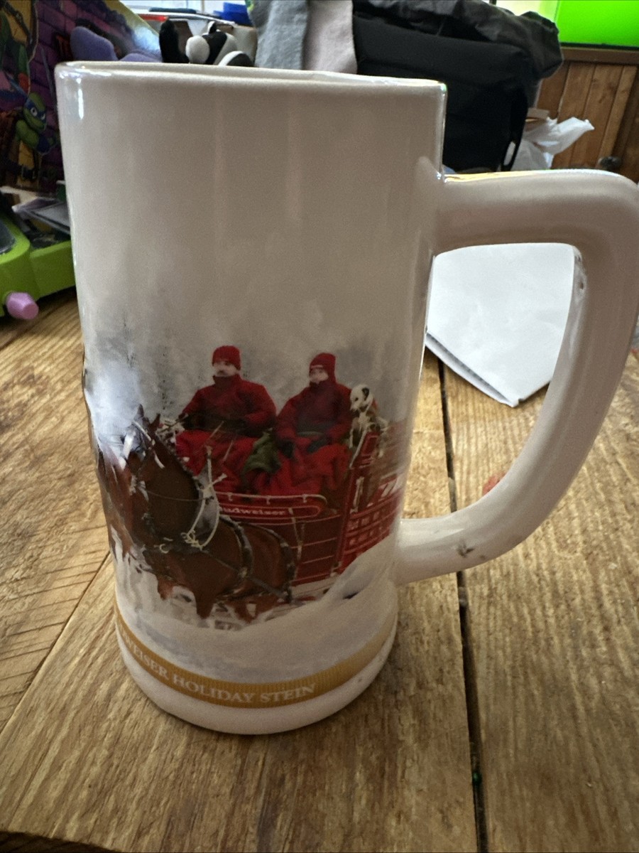 陶芸 2012  BUDWEISER HOLIDAY STEIN BUDWEISER 2012 Holiday Series Beer Stein | eBay