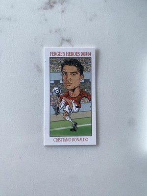 2003 Fergie's Heroes KOMPLETTSATZ mit Man United ROOKIE Karte Cristiano Ronaldo