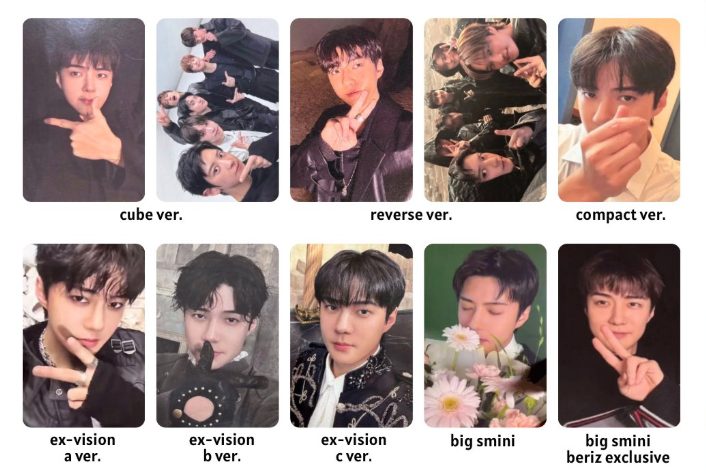 EXO - 엑소 The 8th Album [REVERXE] ALL PHOTOCARD ALBUM OFFICIAL