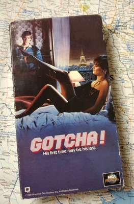 1980s Cult Classic VHS Gotcha! 1985 Film 1992 Video Release MCA Universal Tested