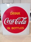 Vintage SET OF 2 Drink Coca Cola In Bottles COKE Grocery Store String Holder