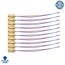 10-Pack 5V 650nm Red Laser Diode Heads for Precision Applications